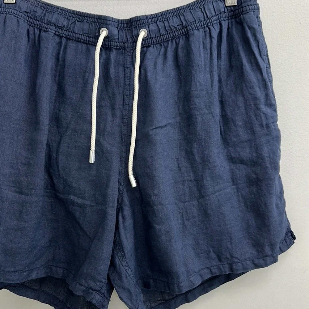 MC2 Saint Barth Gustavia linen shorts navy
